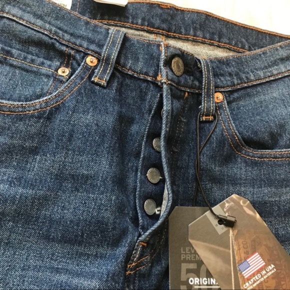 LEVIS PREMIUM 501 JEANS - Picture 9 of 10